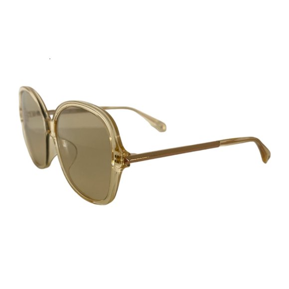 Kate Spade Women Sunglasses Kaiya Crystal beige Oversize Square 57-16-140 - Picture 4 of 10